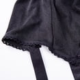 thumbnail image 5 of Inevnen Women Garter Belt Solid Color/Patchwork Lace 4 Hanging Buckles Garter Back Triple Breasted, 5 of 7