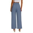 thumbnail image 3 of Pantalones holgados para mujer,Pantalones anchos para mujer Pantalones anchos con botones Pantalones anchos para mujer Los mejores en su clase, 3 of 5