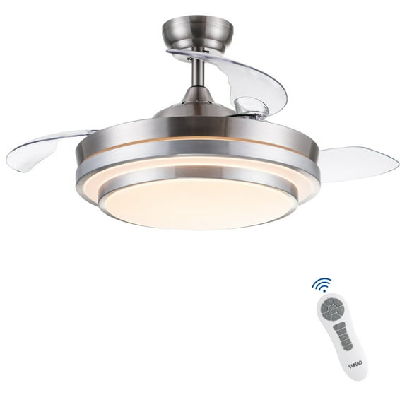 42in. Retractable Ceiling Fan with Remote Control