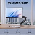 thumbnail image 2 of RmagineX Single Monitor Arm Desk Mount, Adjustable Gas Spring Monitor Stand for 17-32 Inch Screen, VESA Mount, Holds Up to 22lbs, Black, 2 of 8