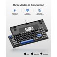 thumbnail image 3 of Teclado inalámbrico Kisnt KN85 75% RGB con switches lineales, 3 of 9