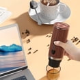 thumbnail image 3 of Portable cordless coffee machine, fully automatic 20-bar espresso machine, no heating function, 7500 mAh battery, black, 3 of 5