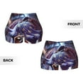 thumbnail image 5 of Lsque The Binding of Isaac Pattern High Waisted Biker Shorts for Women-Tummy Control Fitness Athletic Workout Running Yoga Gym Shorts,Moisture-Wicking-Small, 5 of 9
