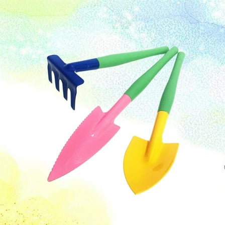 WHAMVOX  3 Pcs Garden Tools Small Plant Gardening Colorful