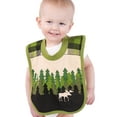 thumbnail image 3 of LazyOne Animal-Print Baby Bibs, Cute Baby Shower Gifts, One Size, Moose, Tree (Forest, ONE SIZE), 3 of 4