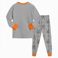thumbnail image 4 of HFHAPW Little Boy Girl Pajama Set Sleepwear Long Sleeve Pjs 2 Piece Jammies Fall Winter, 4 of 7
