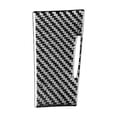 thumbnail image 1 of Embellecedor del panel del portavasos de agua del reposabrazos central, pegatina de la cubierta de la tapa del cenicero del engranaje para fibra de carbono suave (negro), 1 of 5