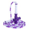 thumbnail image 1 of Cuerda para saltar, para adultos y niños, trenzada con cuentas suaves, longitud de cuerda ajustable, sin enredos, cuerda para saltar, cuerda para saltar larga para ejercicio y pérdida de peso, 1 of 5