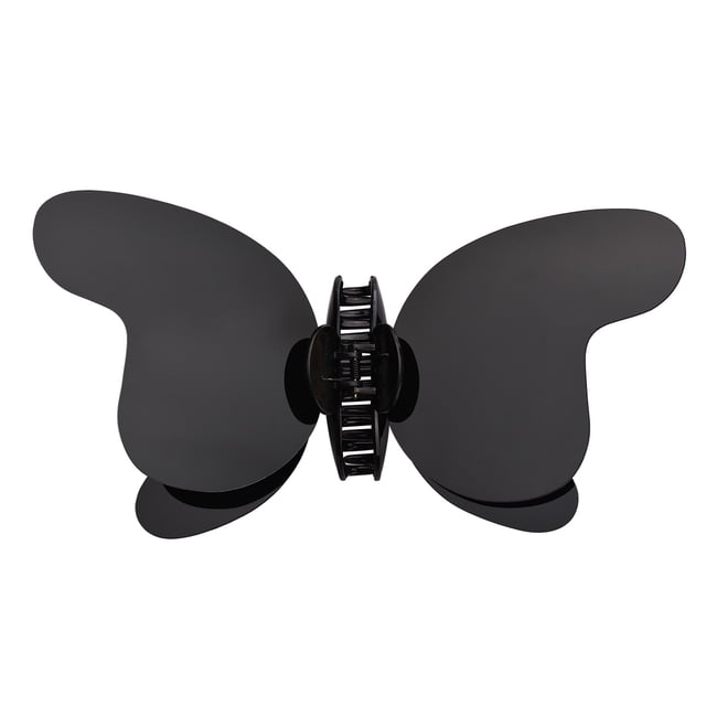 Gran broche para el cabello con moño enorme, accesorio de peinado en color negro, práctico y elegante, ideal para recogidos.