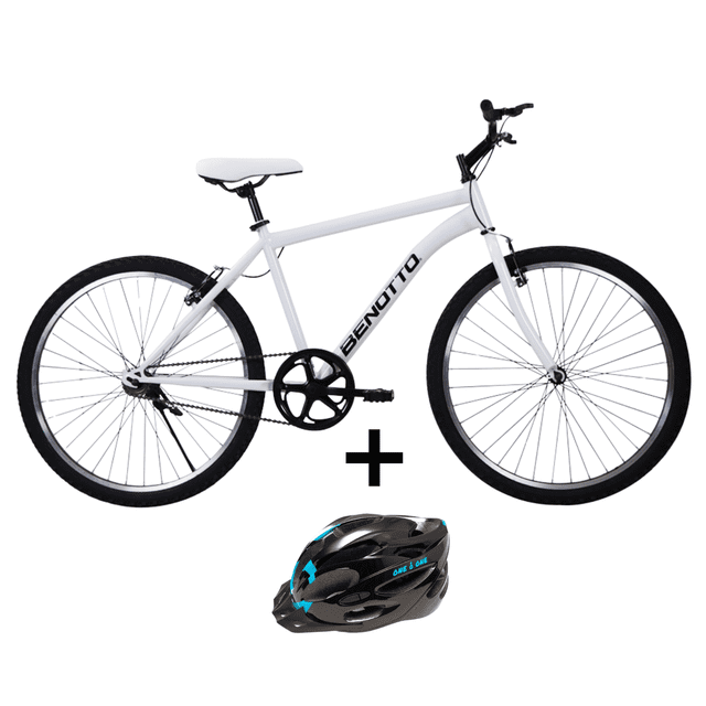 Combo Bicicleta Benotto PMO R26 Hombre 1V con Casco Talla M