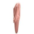 thumbnail image 3 of GaThRRgYP Womens Hoodies,Women's New Casual Fashion Long Sleeve Round Neck Top + Pants Set, 3 of 6