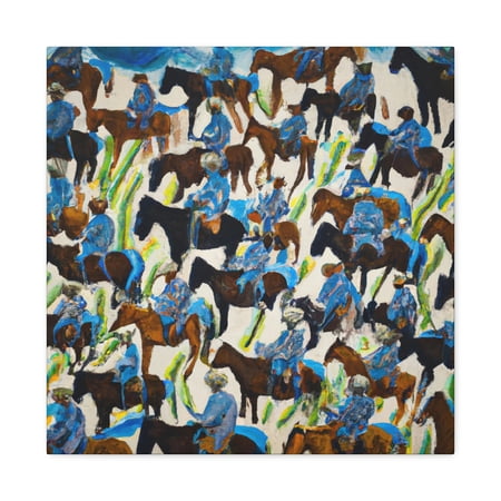The Cattle Herders - Canvas