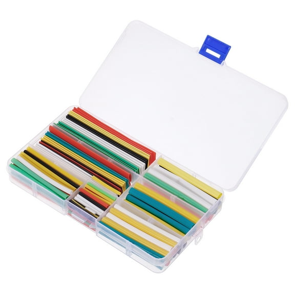 140pcs Heat Shrink Tubing Kit 2:1 Heat Shrink Tube 1/8" 3/16" 1/4" 5/16" for Electrical Cable Wire Wrap 7 Size
