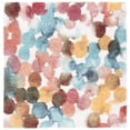 thumbnail image 2 of SAFAVIEH Calista Candis Abstract Dots Area Rug, Red/Blue, 6'7" x 6'7" Square, 2 of 11