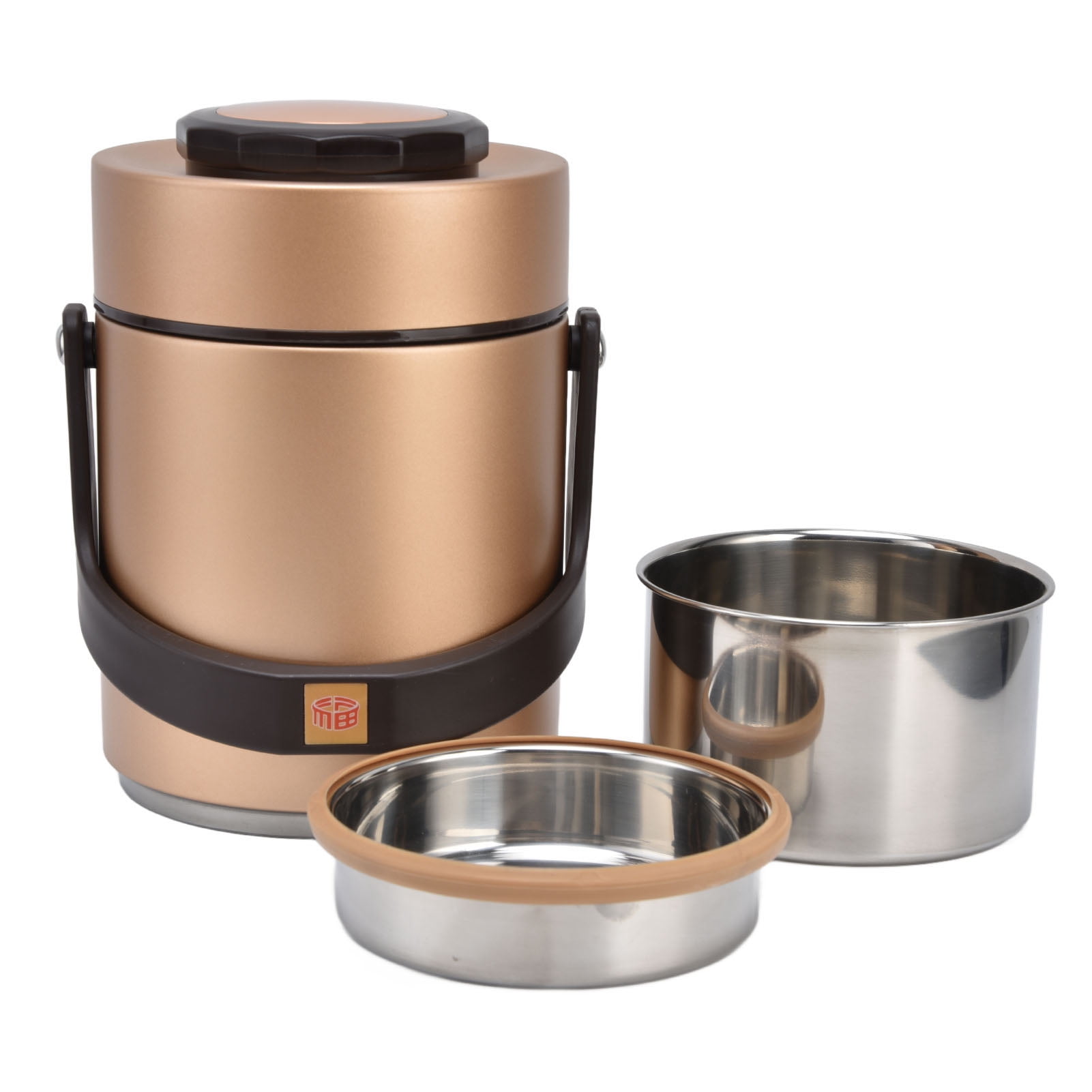 Boîte Repas Isotherme 1000 Ml - Acier Inoxydable, Double Isolation, étanche, Poignée, Pour Soupes, Céréales, Repas Chauds