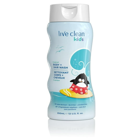 Nettoyant corps et cheveux tropique Kids de Live Clean