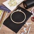 thumbnail image 5 of Black Embroidery Stabilizer 12 Inchx25 Yards Cut Away Embroidery Stabilizer 0.2mm Thick Water Soluble Stabilizer for Machine Embroidery DIY Luggage Construction Decoration 1roll, 5 of 6