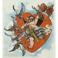 thumbnail image 2 of Herbert Crowley 15x16 Black Ornate Wood Framed Double Matted Museum Art Print Titled - Figure in a Dark Wood (1911-24), 2 of 5