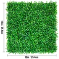 thumbnail image 2 of 12PCS 10x10 Inch Artificial Boxwood Panels for Outdoor Indoor Use,UV Protected Hedge Wall Mat,Privacy Screen for Garden and Backyard Decor, 2 of 6