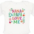 thumbnail image 4 of Inktastic Nana and Papa Love Me Girls Long Sleeve Baby Bodysuit, 4 of 5