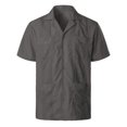 thumbnail image 1 of XDZJLR Men Shirt Spring And Summer Fashion And Leisure Dongfeng Pocket Button Lapel Short Sleeve Tops, 1 of 7