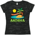 thumbnail image 3 of Inktastic I Love Antigua Women's T-Shirt, 3 of 5