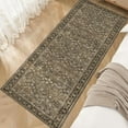 thumbnail image 3 of BERTHMEER 2'x6' Washable Brown Runner Rugs for Hallway Bathroom Bedroom Entryway Kitchen Non Slip Oriental Vintage Traditional Distressed Indoor Runner Rugs, 3 of 4