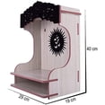thumbnail image 3 of CrazyInk Wooden Readymade Wall Hanging Puja Temple for Home God Stand for Pooja Room Mandir Wood Devghar Stand for Office and Shop Crazyink-394, 3 of 7
