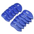 thumbnail image 3 of 12 Sets of Golf Irons PU Leather Club Head Covers, 3 of 5