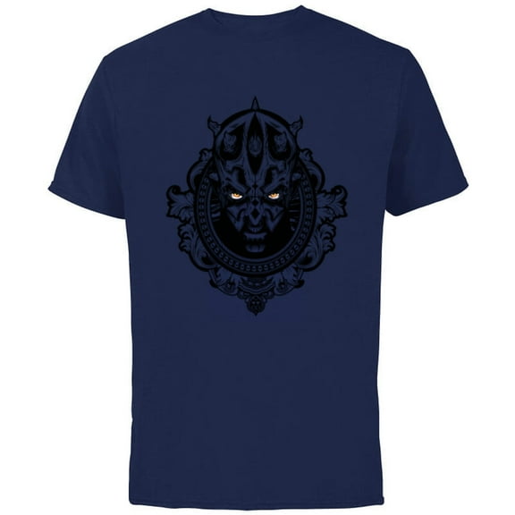 Star Wars Darth Maul Immortal - Short Sleeve Cotton T-Shirt for Adults - Customized-Navy