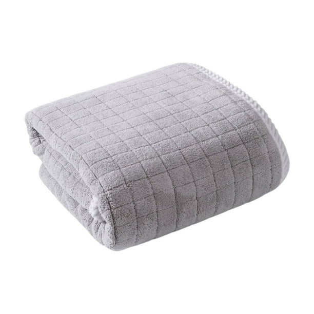 Yhmxh Decoración del baño Toalla de baño grande de terciopelo grueso de 70 x 140 cm para adultos, absorbente de agua, para natación y pantuflas. Gabinete de almacenamiento de baño Accesorios de baño
