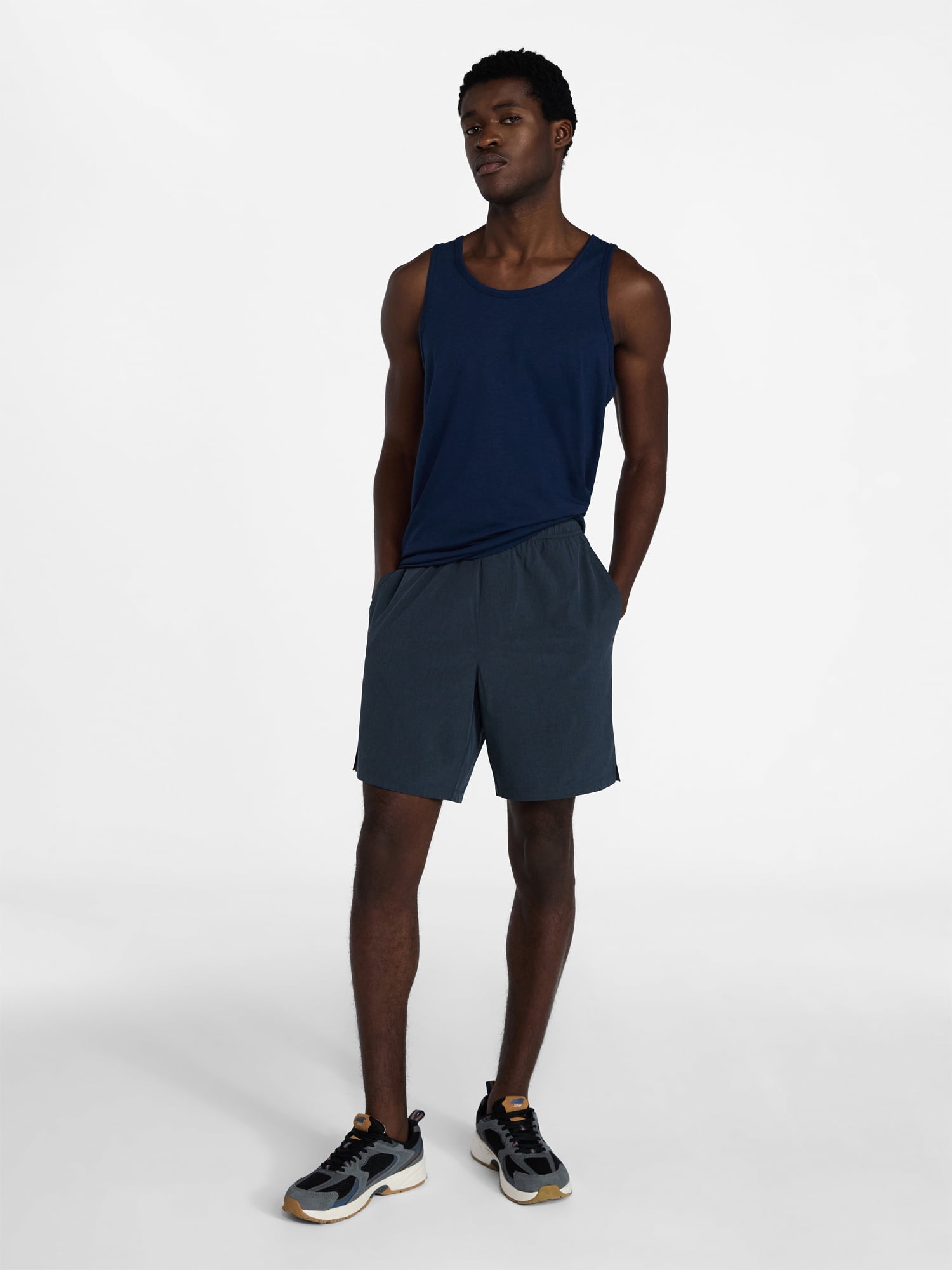 Athletic Works Men's and Men's Big & Tall Tri-Blend Tank Top, Sizes XS-4XLT