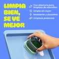 thumbnail image 3 of Fibra esponja con soporte de drenado y secado Palm Scrubber Brite por Scotch-Brite Color Verde 1 pieza, 3 of 4