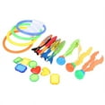 thumbnail image 4 of EASTIN 1Pairs Multi-color Swimming Pool Throwing Diving Toys Underwater Rings Diving Circle Set, 4 of 7