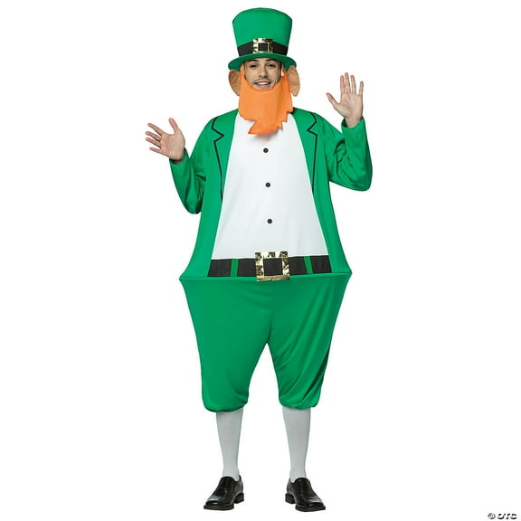 Leprechaun Hoopster Men's Adult Halloween Costume, One Size, (40-46)