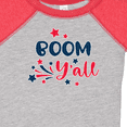 thumbnail image 4 of Inktastic 4th of July Boom Y'all with Red White and Blue Stars Boys or Girls Baby Bodysuit, 4 of 5