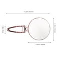 thumbnail image 2 of HandHeld Mirror 3x Magnifying Mirror Double Sided Makeup Mirror Vanity Mirror, 2 of 6