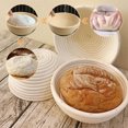 thumbnail image 4 of GIXUSIL 5 Inch Sourdough Starter Kit of 6 Mini Sourdough Bread Baking Supplies with Liner Premium Round Bread Basket Rattan Handmade rattan bowl for Home Bakers Baking, 4 of 7