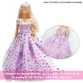 thumbnail image 4 of Cfowner 35 Pack Handmade Doll Clothes Set Including 2 Princess Dresses 4 Fashion Dresses 2 Tops and Pants 2 Bikini Swimsuits 10 Shoes and 15 Accessories for 11.5 Inch Doll, 4 of 6