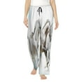 thumbnail image 2 of Lsque Running White Horses Print Women's Pajama Pants, Lounge Pant - Comfortable Home Wear,Elastic Waistband, Stylish Design-Small, 2 of 9