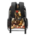 thumbnail image 2 of Kdxio Elegant Still Life Roses Clear Backpack, Transparent Bookbag for School for Women Men, Capacity Clear Bag for College, Travel, 2 of 7