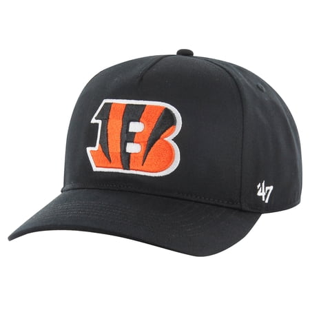 Men s 47 Black Cincinnati Bengals Hitch Adjustable Hat