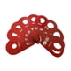 thumbnail image 4 of Regla medidora de diámetro de fruta, calibrador circular de fruta, ligero, flexible, con múltiples orificios rojo, 4 of 9