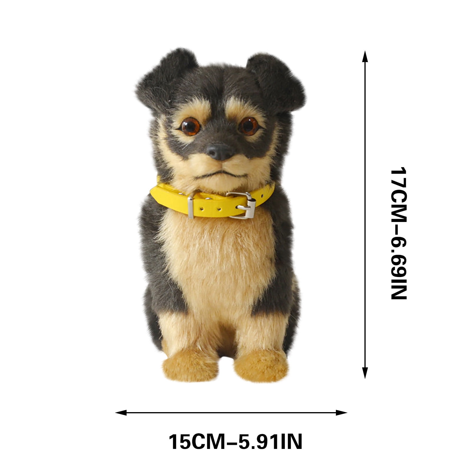 Interactive Simulation Dog-Realistic Puppy Electronic Toy Dog with Barking- Robotic Pet Toy Present Gift for Toddler Girls Boys