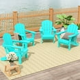 thumbnail image 2 of Paradise Outdoor Folding Poly Adirondack Chair (Set of 4), 2 of 6
