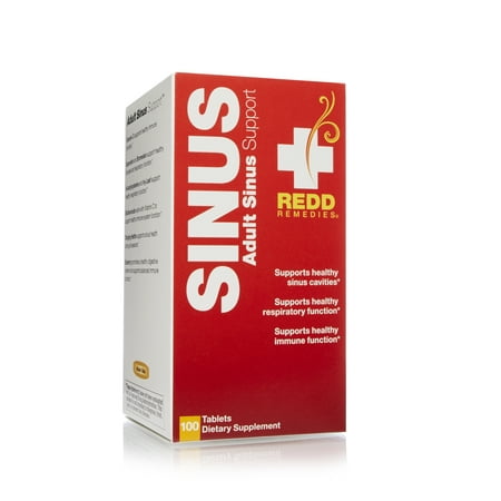 Redd Remedies - Adult Sinus Support - Natural Histamine Support for Sinus and Bronchial Health - 100