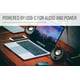 thumbnail image 5 of Altavoces de escritorio Creative Pebble V3 Minimalistic 2.0 USB-C con Bluetooth 5.0, 8 W RMS con 16 W de potencia máxima, convertidor USB-A incluido (Negro) (Renovado), 5 of 5
