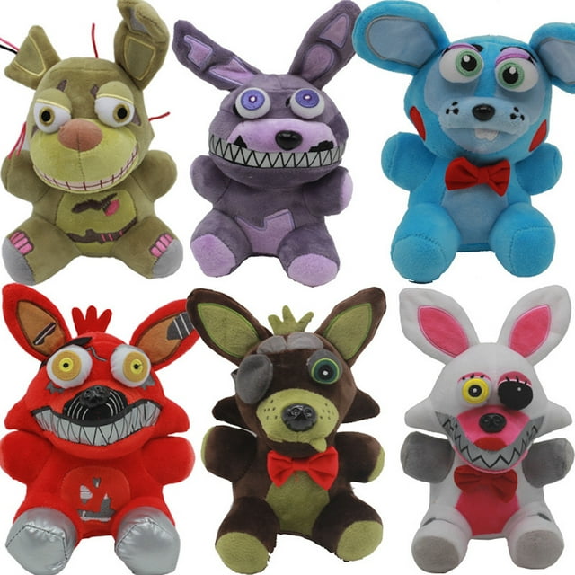 Muñeca de peluche Fives Nights at Freddy, 18 cm, 6 unidades, para niños