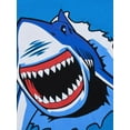 thumbnail image 4 of WIBACKER Cotton 2 Pieces Pajamas for 3-8T Boys Summer Sleepwear Kids Short Sleeve Tops and Shorts Set - Shark, 4 of 8
