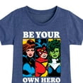 thumbnail image 3 of Marvel - Be Your Own Hero - Toddler And Youth Girls Fitted Short Sleeve Graphic T-Shirt, 3 of 5